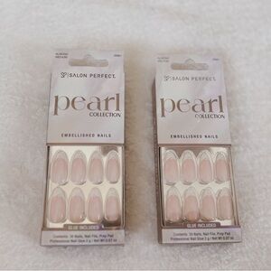 Two Brand New Packs Of Glue On Nails